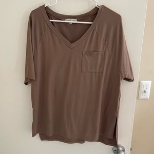 brown top